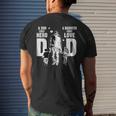 Dad A Sons First Hero A Daughters First Love Fathers Day Mens Back Print T-shirt Gifts for Him