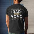 Mens Dad & Vovo Portuguese Grandpa I Rock Them Both Men's T-shirt Back Print Gifts for Him
