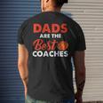 Dad Basketball Coach Dads Are The Best Coaches Men's Back Print T-shirt Gifts for Him