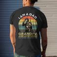Im A Dad Grandpa And A Veteran Great Nothing Scares Me Men's T-shirt Back Print Gifts for Him