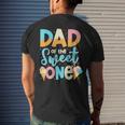 Dad Of The Sweet One Happy 1St Birthday Papa Ice Cream Gift For Mens Mens Back Print T-shirt Gifts for Him