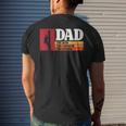 Dad The Man The Lineman The Legend Electrician Mens Back Print T-shirt Gifts for Him