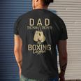 Dad The Man The Myth The Boxing Legend Sport Fighting Boxer Mens Back Print T-shirt Gifts for Him
