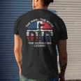 Dad The Man The Myth The Dominican Legend Dominican Republic Gift For Mens Mens Back Print T-shirt Gifts for Him