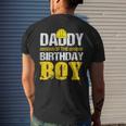 Daddy Of The Birthday Boy Construction Family Matching Men's Back Print T-shirt Gifts for Him