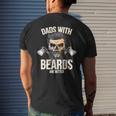 Dads With Beards Are BetterNew Daddy For Men Men's Back Print T-shirt Gifts for Him