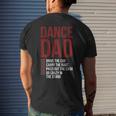 Dance Dad Dancing Dad Of A Dancer Father Men's Back Print T-shirt Gifts for Him