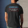 Denim Day Awareness - No Excuse For Violence Novelty Shirts Men's Back Print T-shirt Gifts for Him