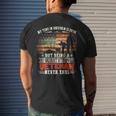 Being A Desert Storm Veteran Never End - Veteran Military Men's T-shirt Back Print Gifts for Him