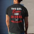 Diesel Mechanic Gifts Wife Girlfriend Design On Back Mens Back Print T-shirt Gifts for Him