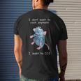 I Dont Want To Cook Anymore I Want To Die Mouse Men's Back Print T-shirt Gifts for Him