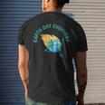Earth Day Is Everyday - Rethink Earth Day 2023 Activism Men's Back Print T-shirt Gifts for Him