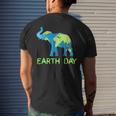 Elephant Earth Day For Earthday 2019 Tee Men's Back Print T-shirt Gifts for Him