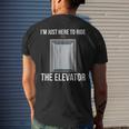 Elevator Mechanic Engineer Ride The Elevator Technician Mens Back Print T-shirt Gifts for Him