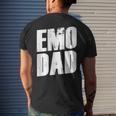 Emo Punk 2000S 00S Emo Dad Men's Back Print T-shirt Gifts for Him
