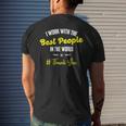 Employee Appreciation Leaders Boss Saying - Bosses Day Men's Back Print T-shirt Gifts for Him