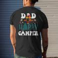 Family Camping Trip Dad Of The Happy Camper Mens Back Print T-shirt Gifts for Him