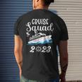 Family Cruise Squad 2023 Family Matching Group Squad Quote Men's Back Print T-shirt Gifts for Him
