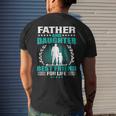 Father And Daughter Best Friend For Life Fathers Day Gift Mens Back Print T-shirt Gifts for Him