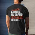 Mens Father Husband Crawfish Legend Crawdaddy Crayfish Crawfish Men's Back Print T-shirt Gifts for Him