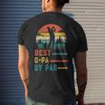 Fathers Day Best Gpa By Par Golf For Dad Grandpa Men's Back Print T-shirt Gifts for Him Fathers Day Best Gpa By Par Golf For Dad Grandpa Men's Back Print T-shirt Gifts for Him