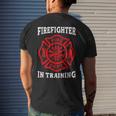 Firefighter In Training Fireman Toddler Fire Fighter Men's T-shirt Back Print Gifts for Him