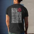 Firemans Prayer Firefighter Fire Dept Rescue Team Grunge Men's T-shirt Back Print Gifts for Him