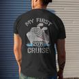My First Cruise 2019 Cruising Vacation Trip Men's Back Print T-shirt Gifts for Him