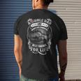 Funny Asshole Dad & Smartass Daughter Best Friend For Life Mens Back Print T-shirt Gifts for Him
