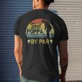 Funny Best Poppa By Par Fathers Day Golf Lover Golfer Gift For Mens Mens Back Print T-shirt Gifts for Him