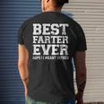 Funny Fathers Day Best Farter Ever Oops I Meant Father Mens Back Print T-shirt Gifts for Him