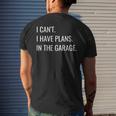 Funny Garage Car Guys Workshop Mechanic Mens Back Print T-shirt Gifts for Him