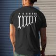 Funny Mechanic Metal Worker Engineer Wrench 033 Beer Opener Mens Back Print T-shirt Gifts for Him