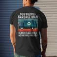 Garbage Man Funny Garbage Truck Men Mens Back Print T-shirt Gifts for Him