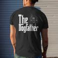 German Shepherd Dog Dad Dogfather Dogs Daddy Father Mens Back Print T-shirt Gifts for Him