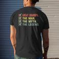 Great Grandpa The Man The Myth The Legend Gifts For Fathers Gift For Mens Mens Back Print T-shirt Gifts for Him