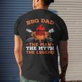 Grill Bbq Dad The Man The Myth The Legend Gift For Mens Mens Back Print T-shirt Gifts for Him