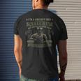 Grumpy Old Veteran Level Sarcasm Depends On Your Stupidity Men's T-shirt Back Print Gifts for Him