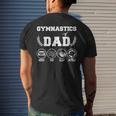 Gymnastics Dad Drive Pay Clap Repeat Fathers Day Gift Gift For Mens Mens Back Print T-shirt Gifts for Him