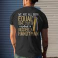 Handyman Dad Fathers Day Men's T-shirt Back Print Gifts for Him