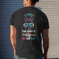 I Said Hip The Hippity To Hop Hip Hop Bunny Easter Day Men's Back Print T-shirt Gifts for Him