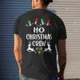 Ho Name Gift Christmas Crew Ho Mens Back Print T-shirt Gifts for Him
