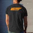 Home Tennessee State Orange Vol Vintage Flag Football Men's T-shirt Back Print Gifts for Him