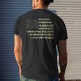 Husband Daddy Protector Hero Veteran Usa Flag Camouflage Dad Gift For Mens Mens Back Print T-shirt Gifts for Him