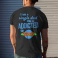 I Am A Single Dad Who Is Addicted To Coolmath Games Mens Back Print T-shirt Gifts for Him