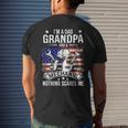 Im A Dad Grandpa Mechanic Quotes American Flag Patriotic Gift For Mens Mens Back Print T-shirt Gifts for Him