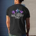 Im A Military Kid Month Of The Military Child Army Soldier Mens Back Print T-shirt Gifts for Him