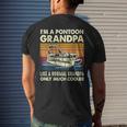 Im A Pontoon Grandpa Like A Normal Grandpa Only Much Cooler Mens Back Print T-shirt Gifts for Him