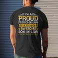 Im A Proud Father In Law Of A Awesome Son In Law Funny Mens Back Print T-shirt Gifts for Him