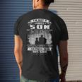 Im Not A Perfect Son But My Crazy Dad Loves Me Mens Back Print T-shirt Gifts for Him